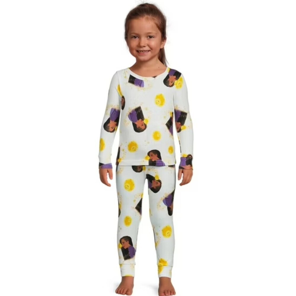 Wish Toddler Girls 2-Piece Sleepwear Set 3T-5T Pajama Set Pull On Disney